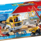Playmobil City Life Construction Site with Flatbed Truck για 4-10 ετών
