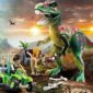 Playmobil Dinos Η Επίθεση του Δεινόσαυρου T-Rex για 4-10 ετών
