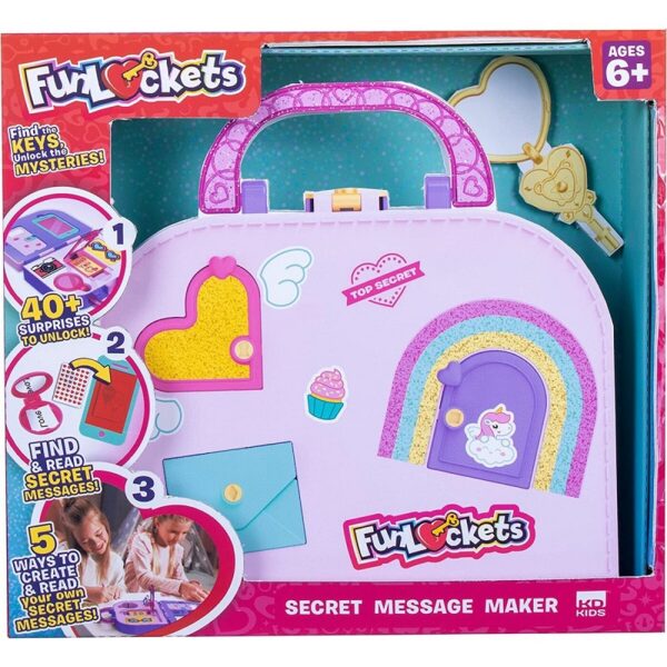 Fanatics Παιχνίδι Μινιατούρα Funlockets Secret Message Maker για 6+ Ετών Fanatics Παιχνίδι Μινιατούρα Funlockets Secret Message Maker για 6+ Ετών
