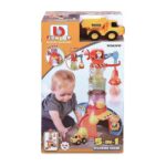 Bburago Bb Junior Γερανός στοίβαξης 5 σε 1 Volvo Stacking Crane