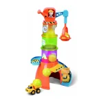 Bburago Bb Junior Γερανός στοίβαξης 5 σε 1 Volvo Stacking Crane
