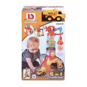 Bburago Bb Junior Γερανός στοίβαξης 5 σε 1 Volvo Stacking Crane