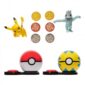 Pokemon Surprise Attack Poke Ball Σετ Παιχνιδιού με 2 Φιγούρες Pikachu & Machop (JW002474-B/PKW2721)