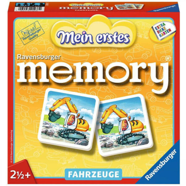 Ravensburger Επιτραπέζιο Παιχνίδι Τα Πρώτα Μου Οχήματα για 2 Παίκτες 2.5+ Ετών