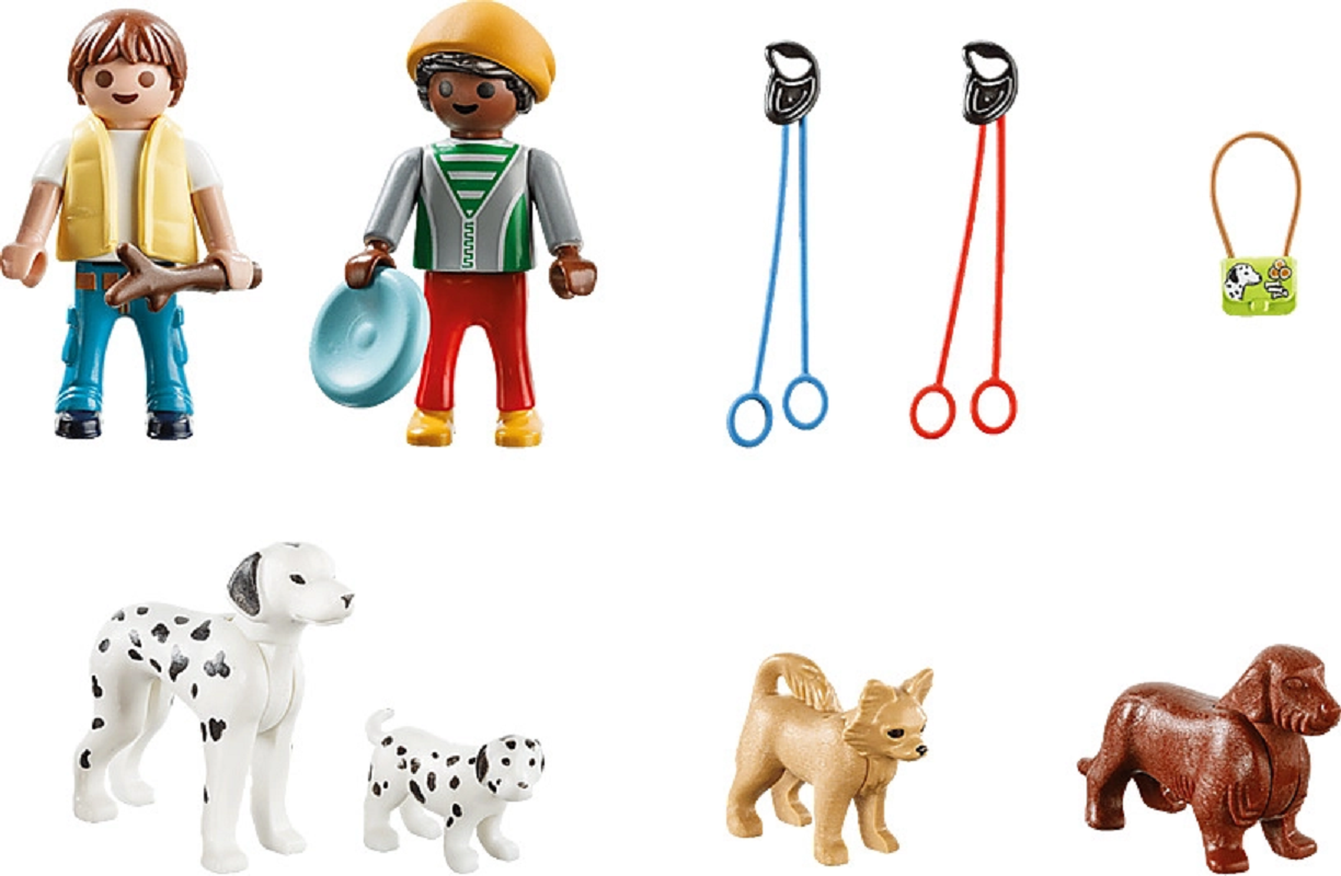 Playmobil City Life Βαλιτσάκι Βόλτα με Σκυλάκια για 4-10 ετών