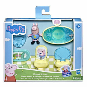Hasbro Παιχνίδι Μινιατούρα Peppa Pig George Ώρα για Μπάνιο για 3+ Ετών