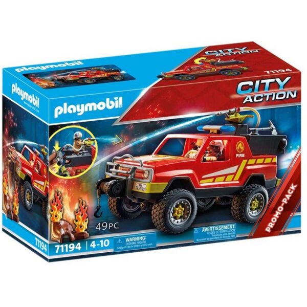Playmobil City Action Πυροσβεστικό Όχημα Υποστήριξης για 4-10 ετών