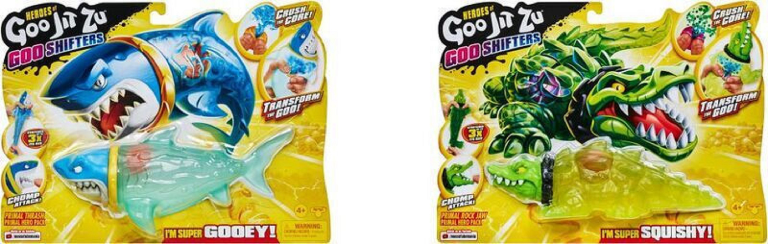 Giochi Preziosi Παιχνίδι Μινιατούρα Goo Jit Zu Goo Shifters για 4+ Ετών (Διάφορα Σχέδια) 1τμχ