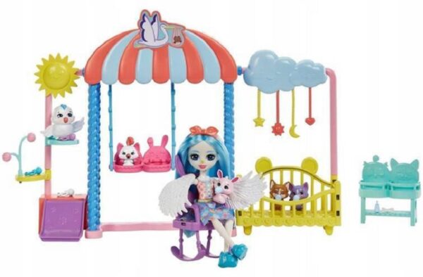 Mattel Παιχνίδι Μινιατούρα Enchantimals Παιδικός Σταθμός για 4+ Ετών