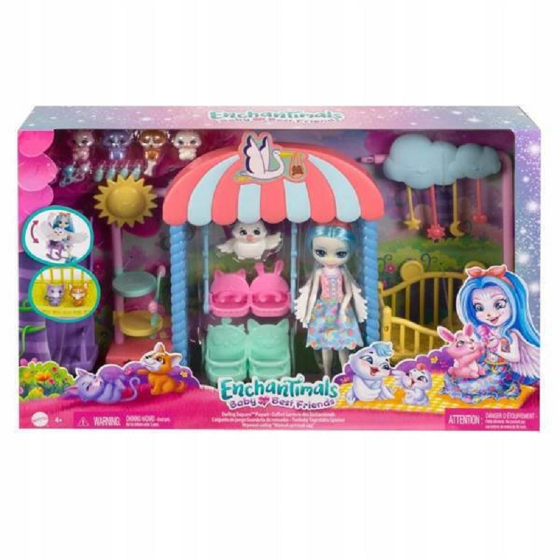 Mattel Παιχνίδι Μινιατούρα Enchantimals Παιδικός Σταθμός για 4+ Ετών