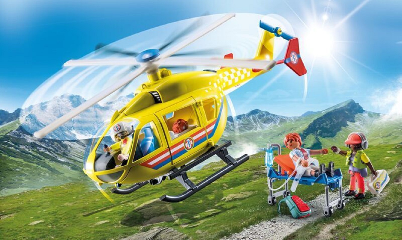 Playmobil City Life Ελικόπτερο Πρώτων Βοηθειών για 4-10 ετών