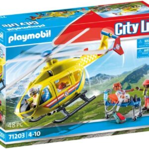 Playmobil City Life Ελικόπτερο Πρώτων Βοηθειών για 4-10 ετών