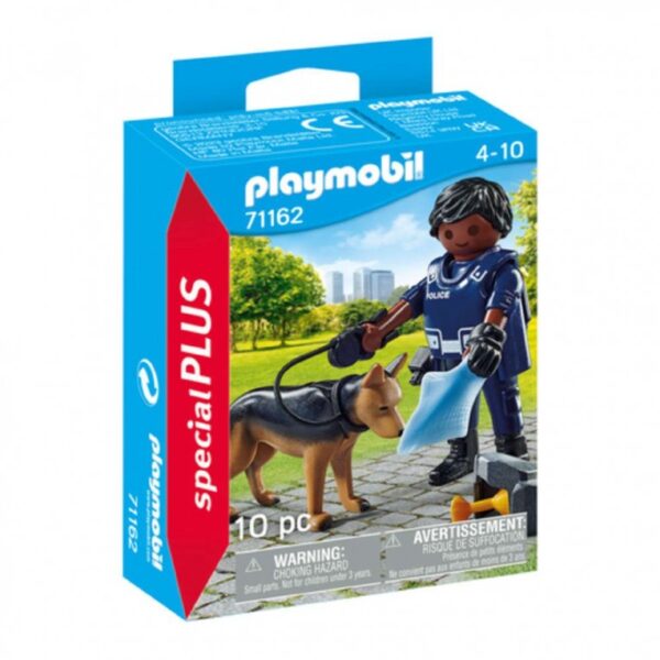 Playmobil Special Plus Αστυνομικός με Σκύλο-ανιχνευτή (71162)