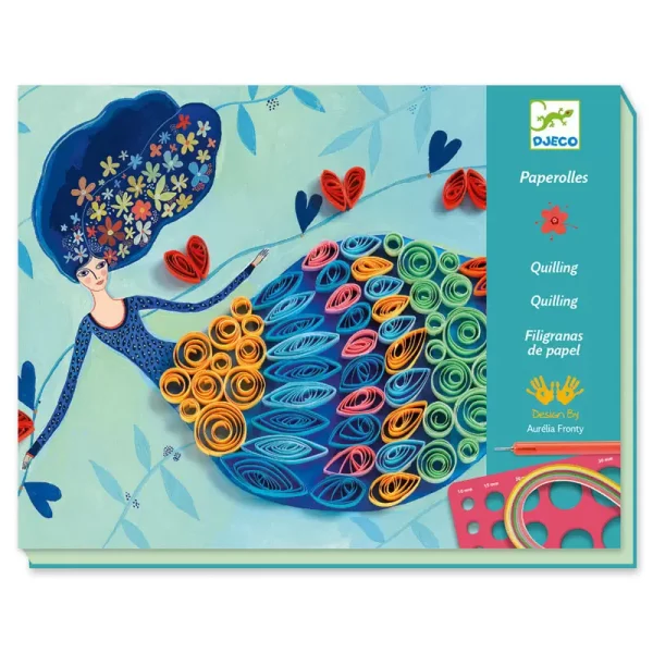 Djeco Χαρτοπλεκτική Quilling Φορέματα (08622)