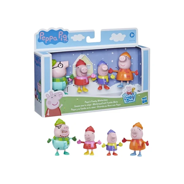 Peppa Pig Η Οικογένεια Της Peppa Φιγούρες Χειμώνας (F4388)