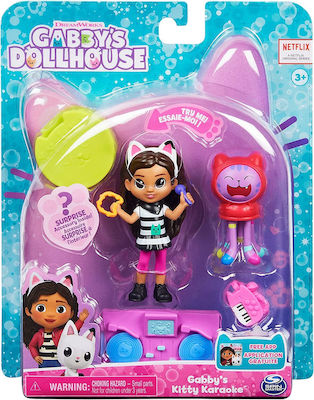 Spin Master Παιχνίδι Μινιατούρα Dollhouse Gabbys Kitty Karaoke για 3+ Ετών