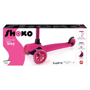 SHOKO SCOOTER TWIST & ROLL GO FIT ΡΟΖ (5004-50515)