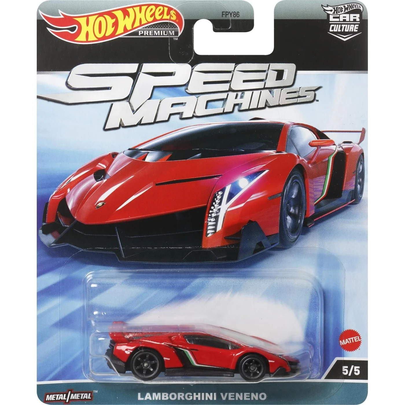 Mattel Αυτοκινητάκια Hot wheels – Συλλεκτικά Αγωνιστικά Lamborghini Veneno