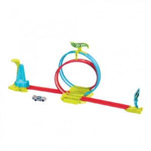Hot Wheels Neon Speeders Laser Stunt Slamway Trackset (HPC05)