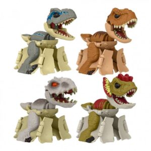 Jurassic World Fierce Changers Hidden Hatchers Δεινόσαυρος που Μεταμορφώνεται σε Αυγό - 4 Σχέδια (HLP00)