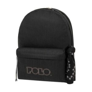 Polo Original Double Scarf Backpack 901235-5001 Σχολική Τσάντα Πλάτης Γυμνασίου - Λυκείου