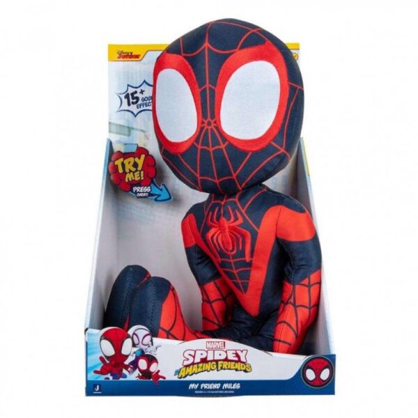 Spidey and His Amazing Friends Λούτρινο My Friend Miles Morales 40εκ. με Ήχο (JWS00130)