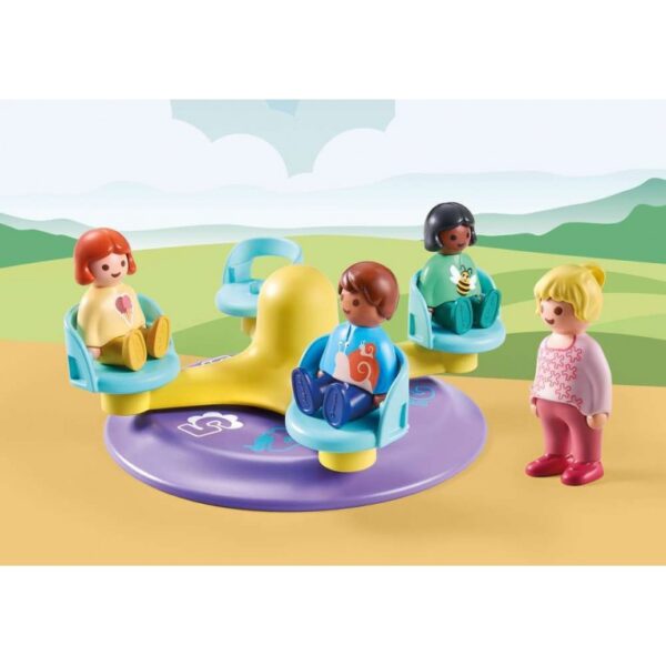 Playmobil 1.2.3 Παιδικό Καρουζέλ (71324)
