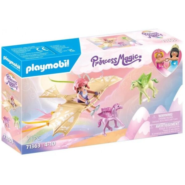 Playmobil Ταξιδι Στα Συννεφα Με Μικρους Πηγασους (71363)