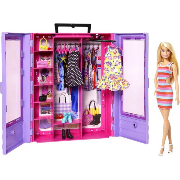 Barbie Νέα Ντουλάπα της Barbie με κούκλα HJL66