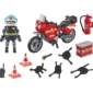 Playmobil city action πυροσβέστης με μοτοσικλέτα 71466