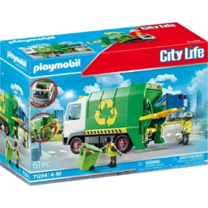 Playmobil City Life Όχημα Συλλογής Ανακυκλούμενων Απορριμάτων 71234