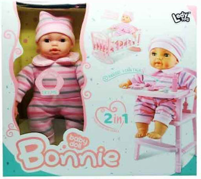 Zita Toys Σετ με Μωρό Κούκλα 14 εκ.