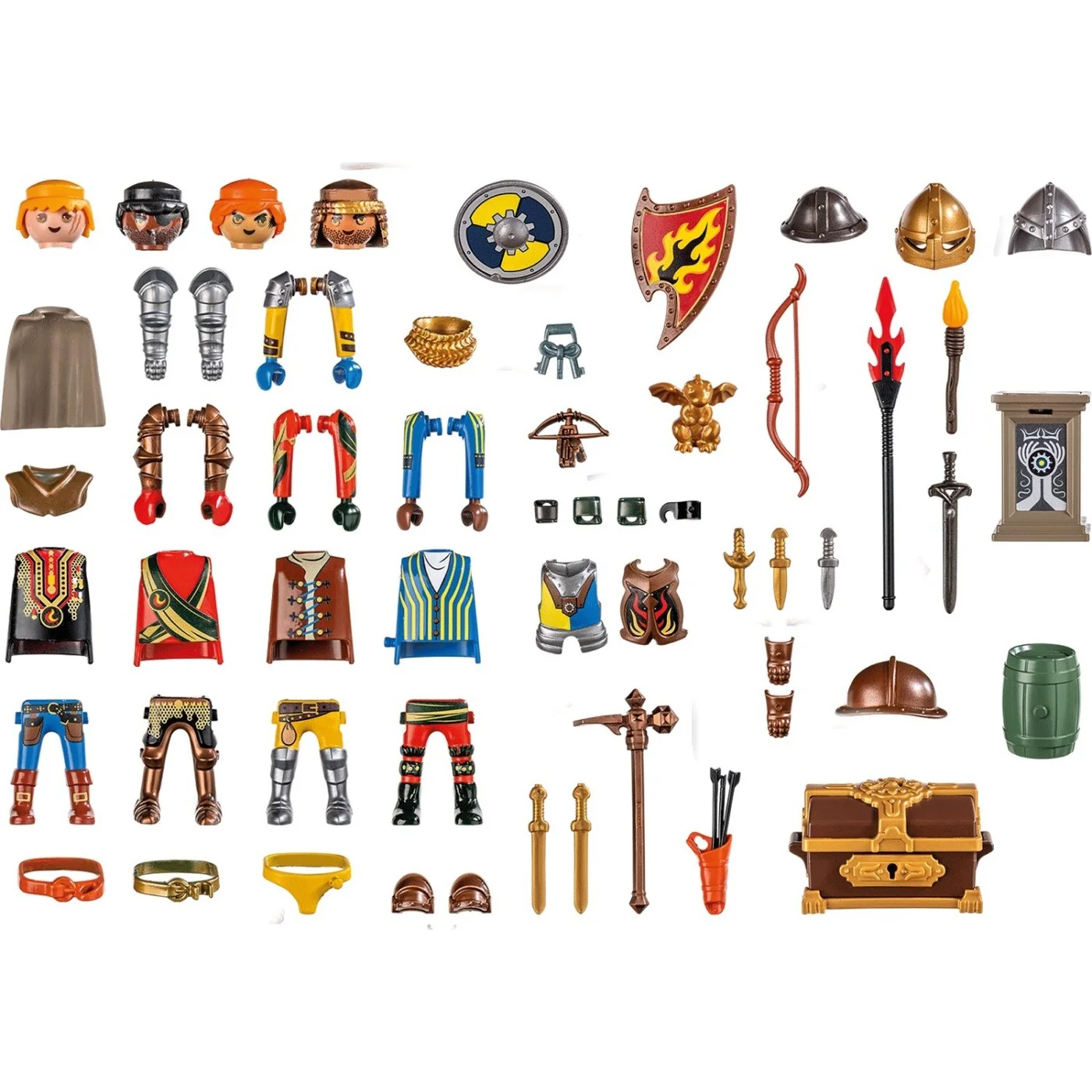 Playmobil my figures: ιππότες του novelmore 71487