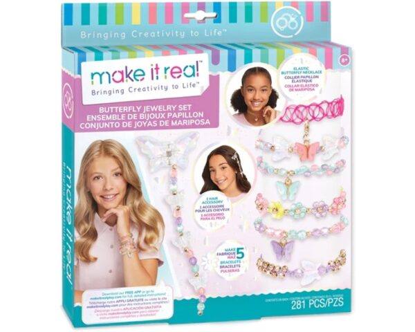 MAKE IT REAL - BUTTERFLY JEWERLY SET 1323