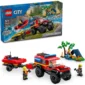 LEGO City 4X4 Fire Truck With Rescue Boat (60412)