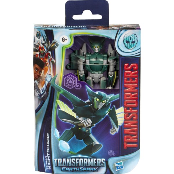Transformers Earthspark Deluxe Class Nightshade HASBRO (F6738/F6229)