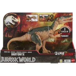 Jurassic World Epic Attack Βαρυόνυχας Με Φώτα Και Ήχους (HTP68)