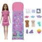 Mattel Barbie Doll & Puppy Slumber Party Playset HXN01