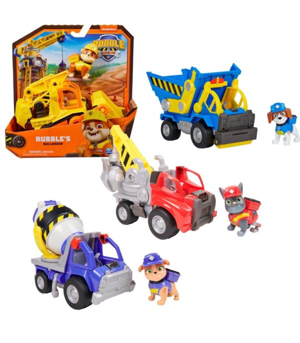 Paw Patrol Rubble And Crew Βασικό Όχημα (6066726)
