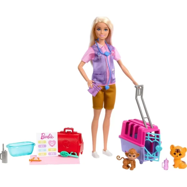 Mattel Barbie Διασώστρια Άγριων Ζώων (HRG50) Mattel Barbie Διασώστρια Άγριων Ζώων (HRG50)