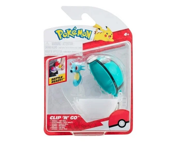 POKEMON POKE BALL CLIP’N GO ΜΕ ΦΙΓΟΥΡΑ W16 6 ΣΧΕΔΙΑ JW095057-W16