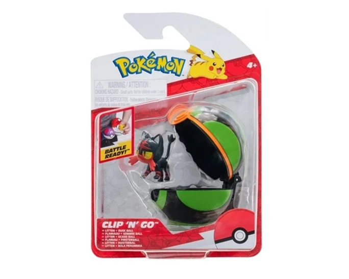 POKEMON POKE BALL CLIP’N GO ΜΕ ΦΙΓΟΥΡΑ W16 6 ΣΧΕΔΙΑ JW095057-W16