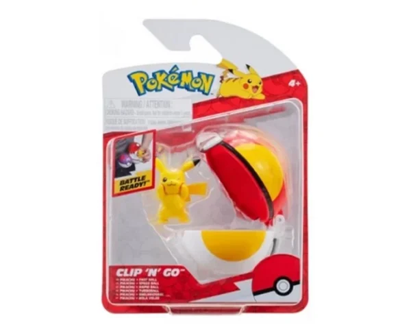 POKEMON POKE BALL CLIP'N GO ΜΕ ΦΙΓΟΥΡΑ W16 6 ΣΧΕΔΙΑ JW095057-W16