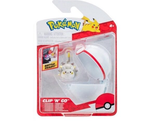POKEMON POKE BALL CLIP'N GO ΜΕ ΦΙΓΟΥΡΑ W16 6 ΣΧΕΔΙΑ JW095057-W16