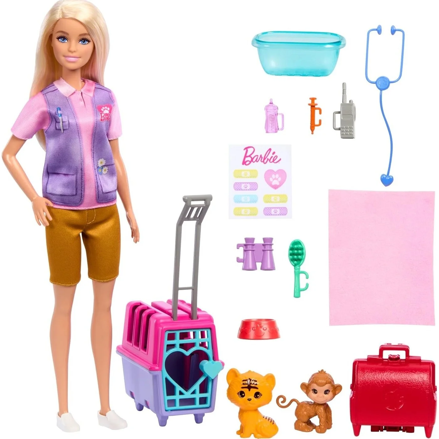 Mattel Barbie Διασώστρια Άγριων Ζώων (HRG50)