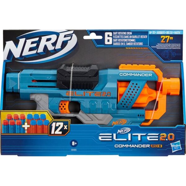 Nerf Elite 2.0 Commander RD-6 Με 12 Βελάκια - E9485