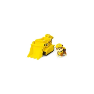 Spin Master Paw Patrol, Rubbles Bulldozer, Toy Vehicle With Collectible Action Figure, 097743