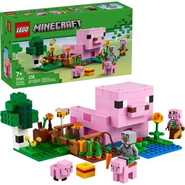 LEGO Minecraft the baby pig house 21268
