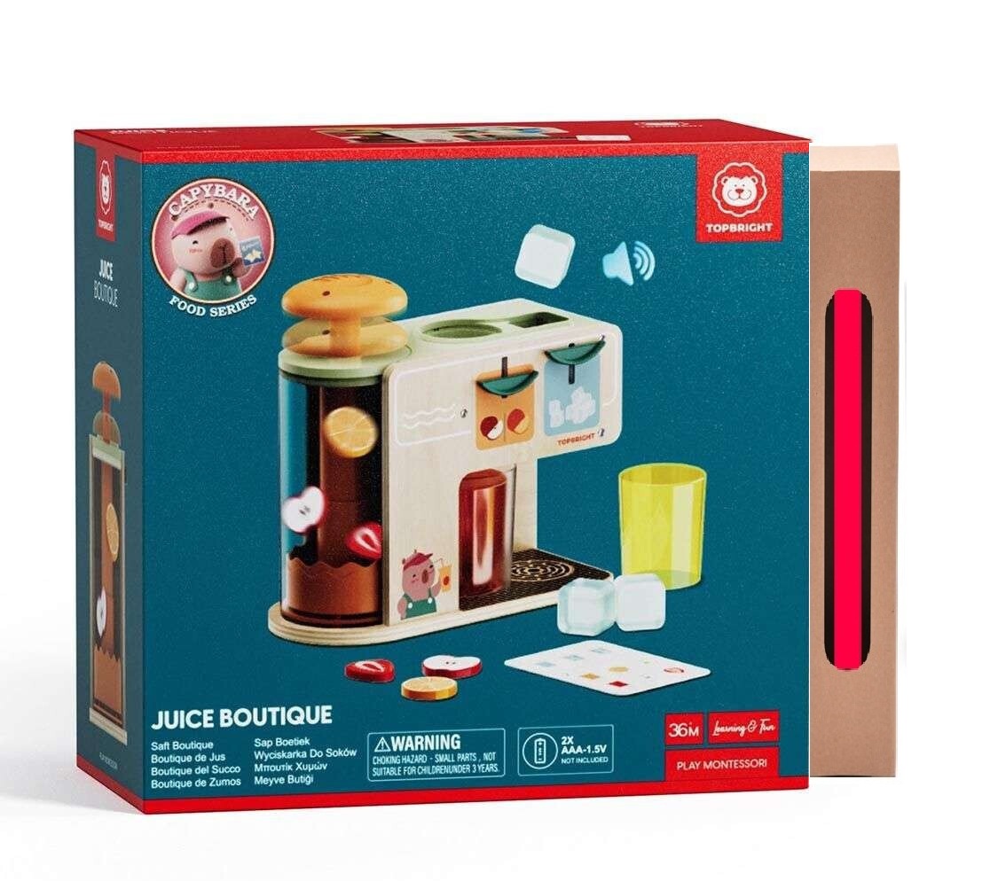 Top Bright Juice Boutique with Cups, Ice Cubes – Αποχυμωτής με 12 αξεσουάρ για 3+ Ετών (121224 )