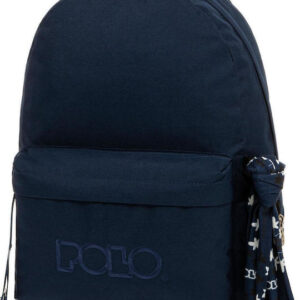 Polo Original Scarf Σχολική Τσάντα Πλάτης Γυμνασίου - Λυκείου Night Blue 20lt